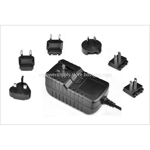 6V0.5A Wall Power Adapter With Interchangeable Plugs